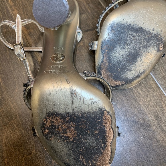 Dolce & Gabbana silver strappy heels 👠 - Picture 5 of 8